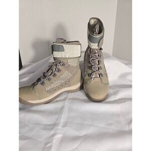 ORVIS Mens Tan Lace Up Ankle Boots Hiking Outdoor Style Size 10